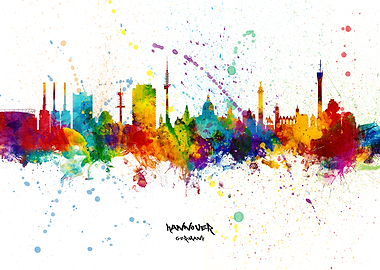 Hannover Germany Skyline