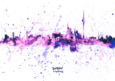 Berlin Germany Skyline