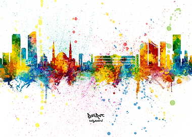 Beirut Lebanon Skyline