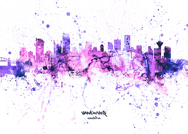 Vancouver Canada Skyline