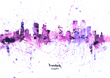 Denver Colorado Skyline