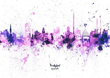 Dublin Ireland Skyline