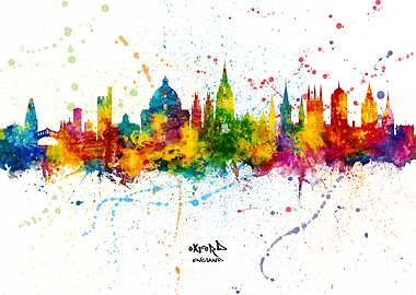 Oxford England Skyline