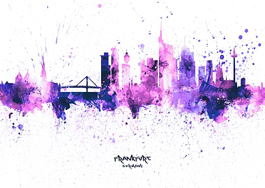 Frankfurt Germany Skyline