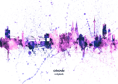 Cologne Germany Skyline