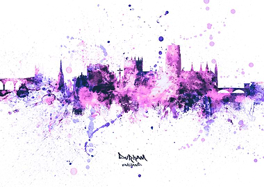 Durham England Skyline