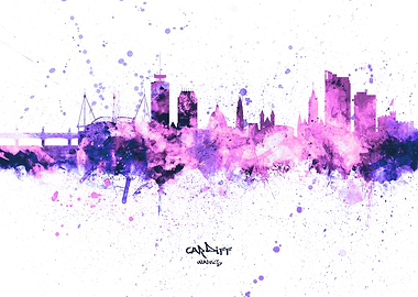 Cardiff Wales Skyline