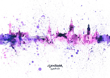 Stockholm Sweden Skyline