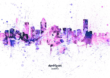 Montreal Canada Skyline