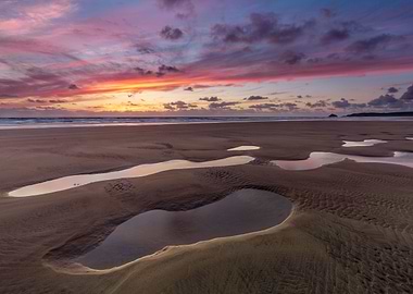 Sunset Perran Sands