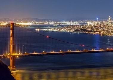 Nightfall over The Bay