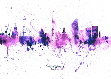 Portsmouth England Skyline