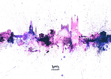 Bath England Skyline
