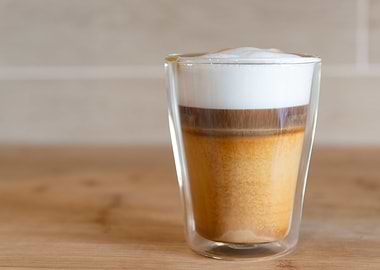 cup of multilayer coffee