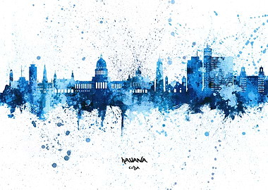 Havana Cuba Skyline