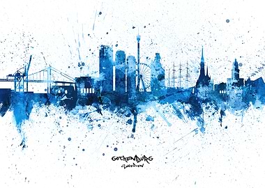 Gothenburg Sweden Skyline