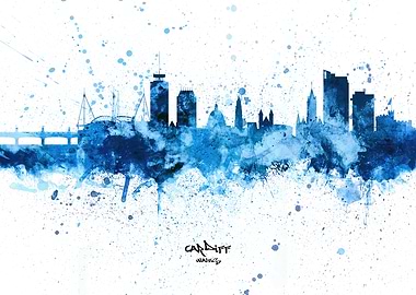 Cardiff Wales Skyline