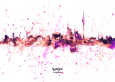 Berlin Germany Skyline