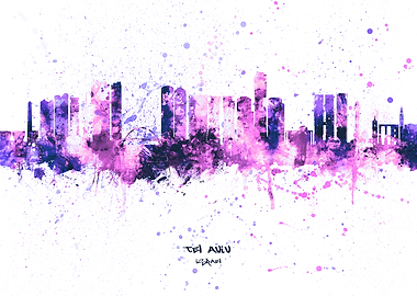 Tel Aviv Israel Skyline