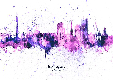 Dortmund Germany Skyline