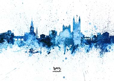 Bath England Skyline
