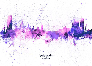 Halmstad Sweden Skyline