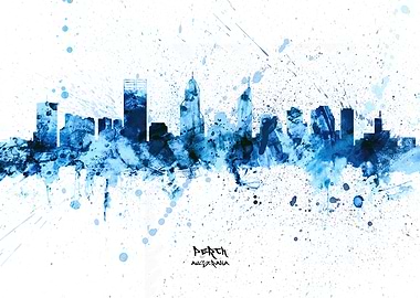Perth Australia Skyline