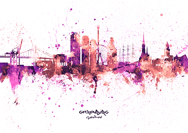 Gothenburg Sweden Skyline