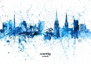 Coventry England Skyline