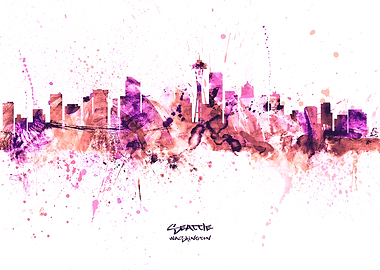 Seattle Washington Skyline