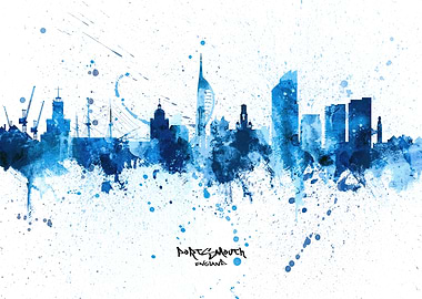 Portsmouth England Skyline