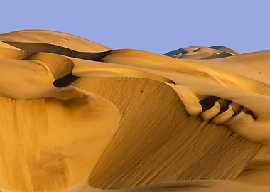 wind shaped dunes