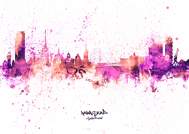 Halmstad Sweden Skyline