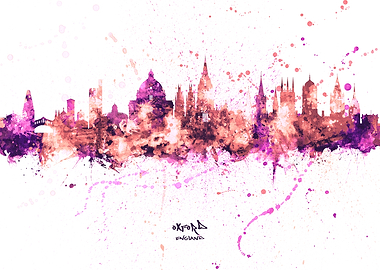 Oxford England Skyline