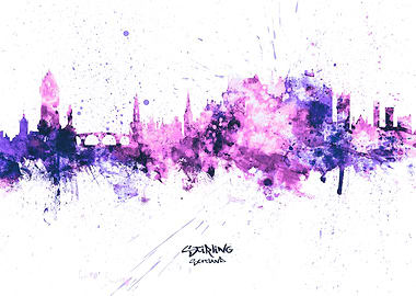 Stirling Scotland Skyline