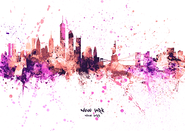 New York New York Skyline