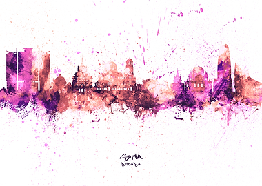 Sofia Bulgaria Skyline