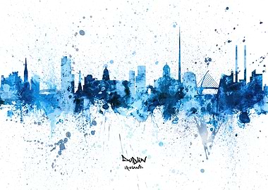 Dublin Ireland Skyline