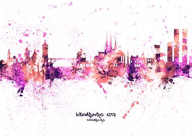 Luxembourg City Skyline