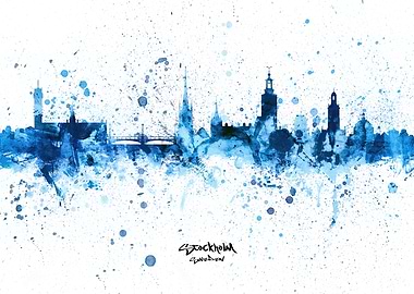 Stockholm Sweden Skyline