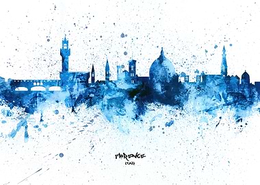 Florence Italy Skyline