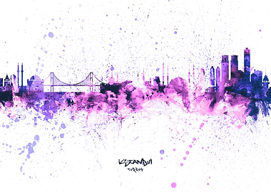 Istanbul Turkey Skyline