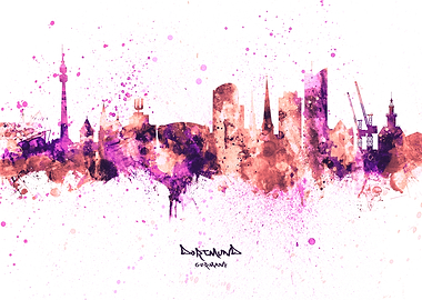 Dortmund Germany Skyline