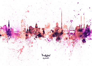 Dublin Ireland Skyline