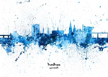 Dundee Scotland Skyline