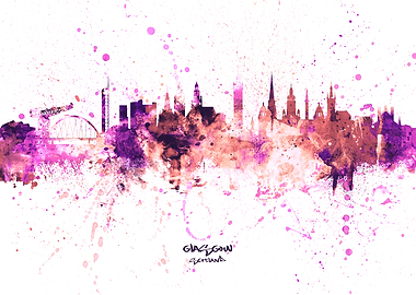 Glasgow Scotland Skyline