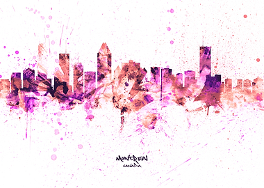 Montreal Canada Skyline