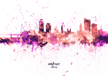 Cardiff Wales Skyline