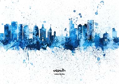 Oakland California Skyline