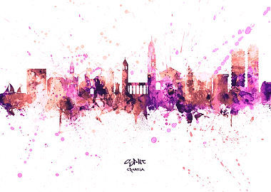 Split Croatia Skyline